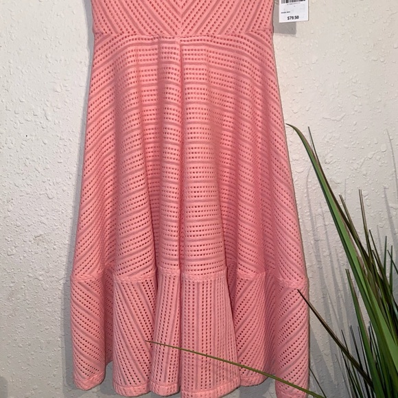 BAR lII BLUSHING PINK A LINE DRESS - Picture 6 of 7